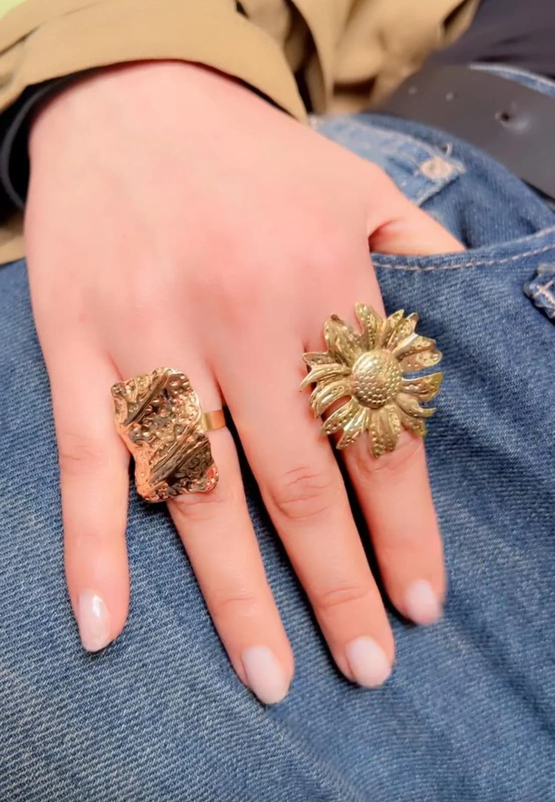 Bague fleur marguerite 🌼 thumbnail 2