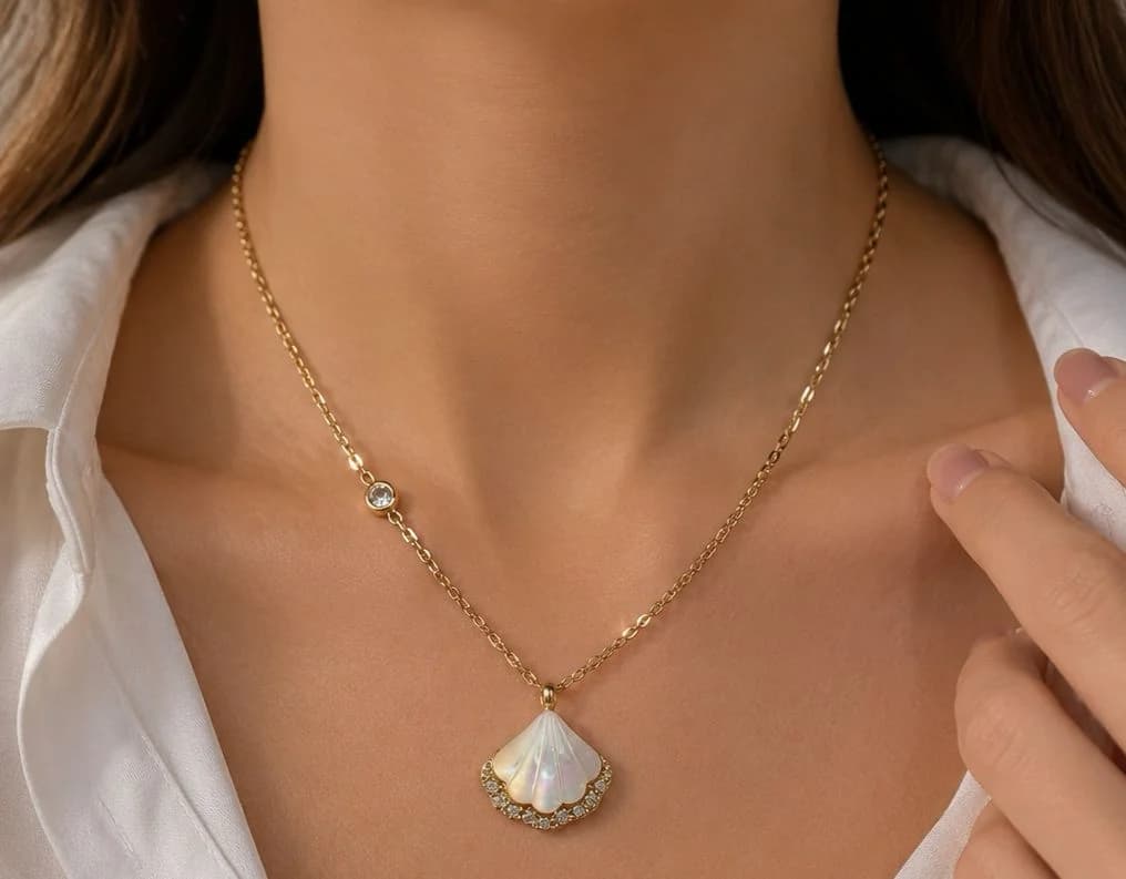 Collier Coquillage Nacré thumbnail 2