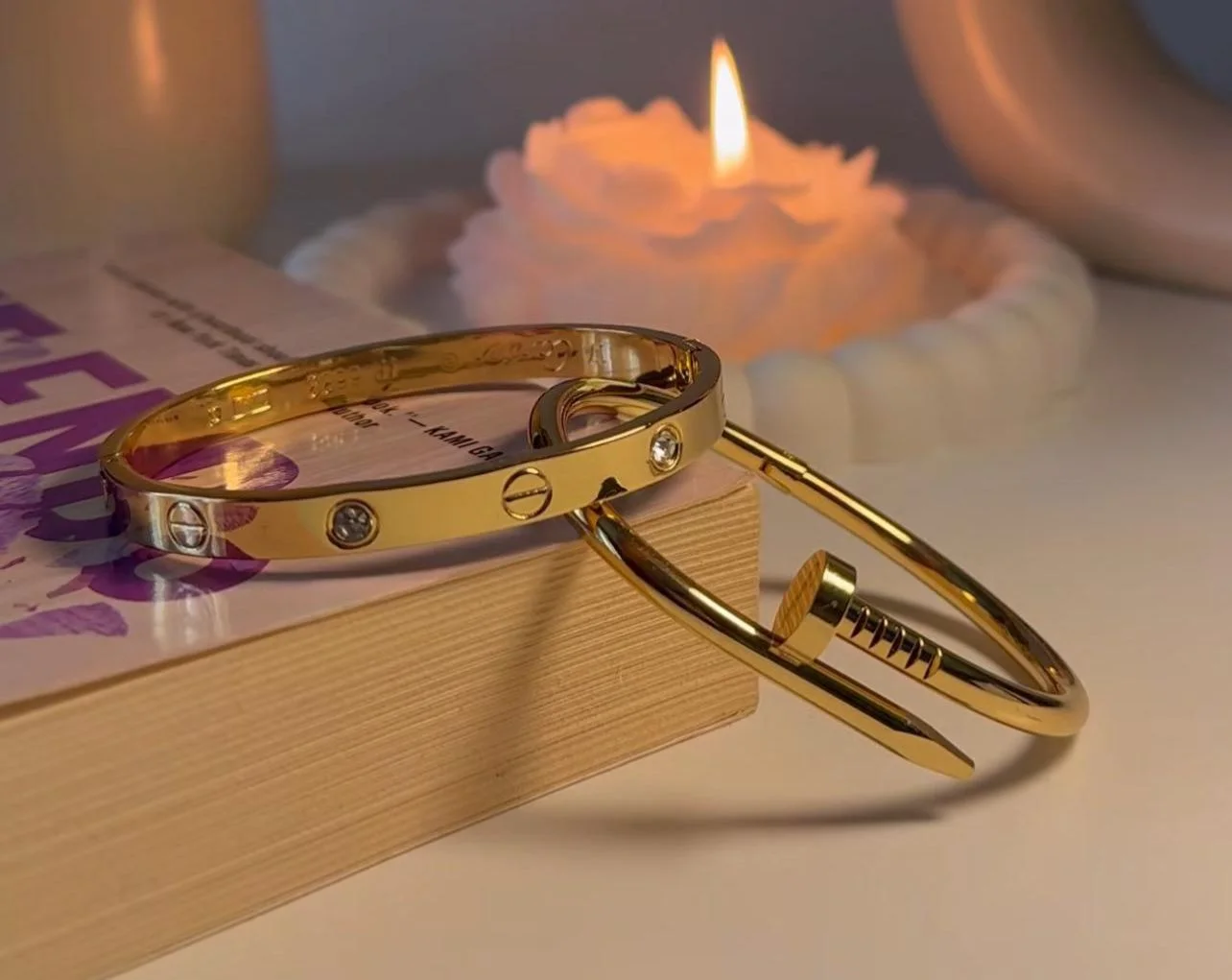 Duo de Bracelets Dorés thumbnail 2